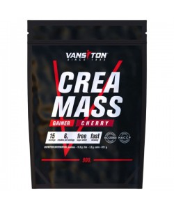 Гейнер Vansiton Crea Mass 900 g /15 servings/ Cherry