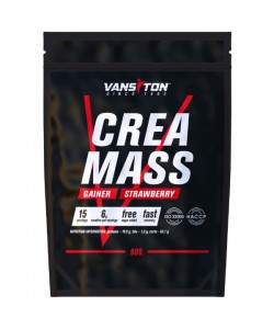 Гейнер Vansiton Crea Mass 900 g /15 servings/ Strawberry