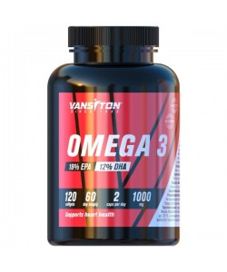 Омега для спорта Vansiton Omega 3 120 Caps