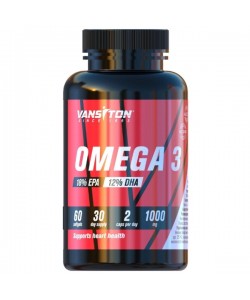 Омега для спорта Vansiton Omega 3 60 Caps