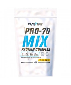 Протеин Vansiton Pro-70 Mix 450 g /15 servings/ Banana