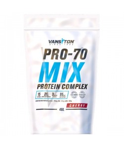 Протеин Vansiton Pro-70 Mix 450 g /15 servings/ Cherry