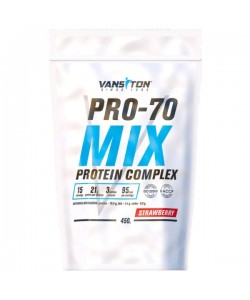 Протеин Vansiton Pro-70 Mix 450 g /15 servings/ Strawberry