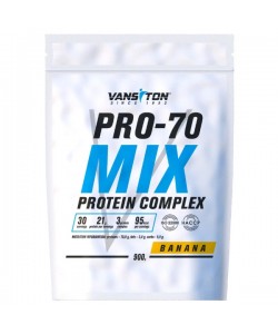 Протеин Vansiton Pro-70 Mix 900 g /30 servings/ Banana