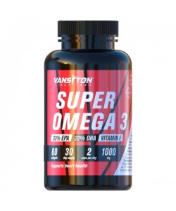 Омега для спорта Vansiton Super Omega 3 60 Caps