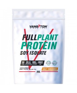 Протеин Vansiton Full Plant Protein Soy Isolate 900 g /30 servings/ Salt Caramel