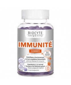 Экстракты для повышения иммунитета Biocyte Immunite Gummies 60 Gummies Blueberry Raspberry
