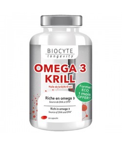 Масло криля Biocyte Omega 3 Krill 500 mg 90 Caps