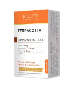 Комплекс для кожи Biocyte Terracotta Bronzage Intense 30 Caps