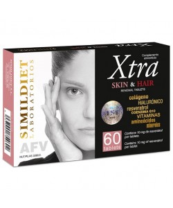 Комплекс для кожи Simildiet laboratorios Xtra Skin & Hair 60 Tabs