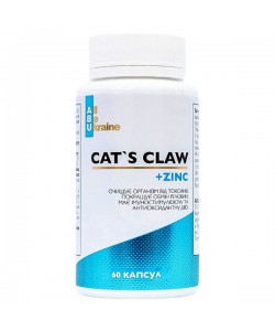 Кошачий коготь All be Ukraine Cat's Claw + zink 60 Caps