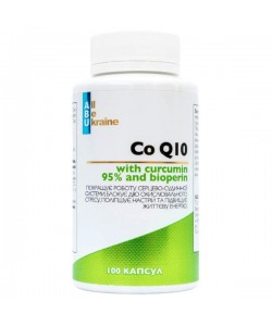 Коэнзим All be Ukraine Coq10 with curcumin 95% and bioperine 100 Caps