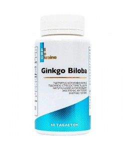 Гинкго Билоба All be Ukraine Ginkgo Biloba 60 Tabs