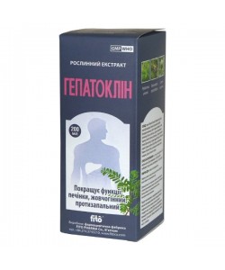 Комплекс для профилактики работы печени Fito Pharma Гепатоклин жидкий экстракт 200 мл /13 порций/