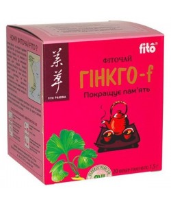 Гинкго Билоба Fito Pharma Гинкго Билоба , чай, фильтр-пакеты 1,5 г 20 пакетиков