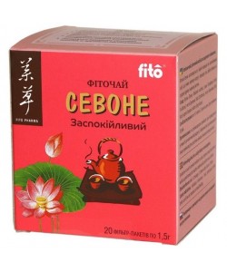 Комплекс для профилактики нервной системы Fito Pharma Севоне, чай, фильтр-пакеты 1,5 г 20 пакетиков