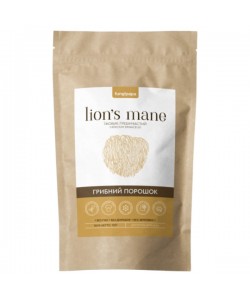 Грибной комплекс Fungipapa Ежовик гребенчатый (Hericium erinaceus) - грибной порошок 120 г /60 порций/