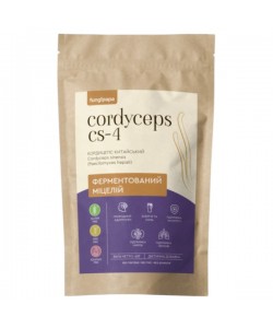 Грибной комплекс Fungipapa Кордицепс военный (Cordyceps militaris) -  ферментированный мицелий 60 г /30 порций/