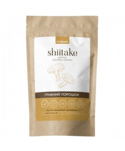 Грибной комплекс Fungipapa Шиитаке (Lentinula edodes) - грибной порошок 60 г /30 порций/