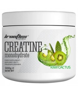Креатин моногидрат IronFlex Creatine Monohydrate 300 g /120 servings/ Kiwi Cactus