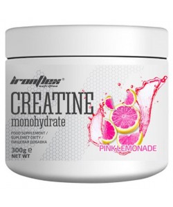 Креатин моногидрат IronFlex Creatine Monohydrate 300 g /120 servings/ Pink Lemonade