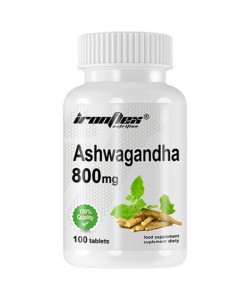 Натуральная добавка для спорта IronFlex Ashwagandha 800 mg 100 Tabs