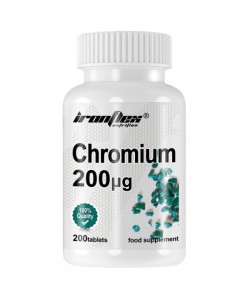 Микроэлемент Хром для спорта IronFlex Chromium 200 200 Tabs