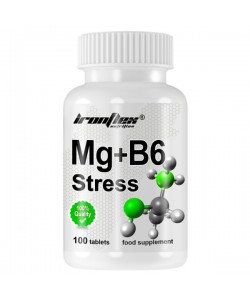 Витаминно-минеральный комплекс для спорта IronFlex Mg + B6 Stress 100 Tabs