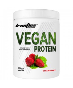 Протеин IronFlex Vegan Protein 500 g /17 servings/ Strawberry