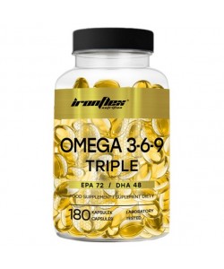 Омега для спорта IronFlex Omega 3-6-9 Triple 180 Caps
