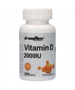 Витамин D для спорта IronFlex Vitamin D 2000 200 Tabs