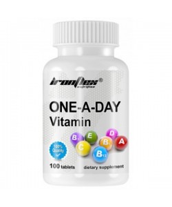 Витаминно-минеральный комплекс для спорта IronFlex Vitamin One -A - Day 100 Tabs