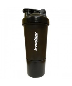 Шейкер IronFlex Shaker + container 500 ml Black
