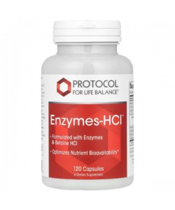Пищеварительные ферменты Protocol for Life Balance Enzymes-HCl 120 Caps
