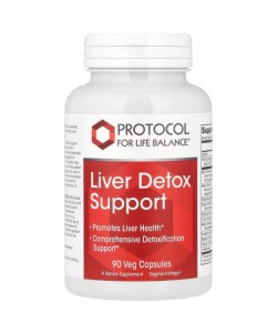 Комплекс для профилактики работы печени Protocol for Life Balance Liver Detox Support 90 Veg Caps