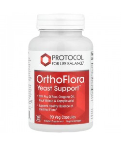 Комплекс для пищеварения Protocol for Life Balance OrthoFlora Yeast Support 90 Veg Caps