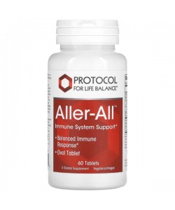 Натуральная добавка для иммунитета Protocol for Life Balance Aller-All Immune System Support 60 Tabs