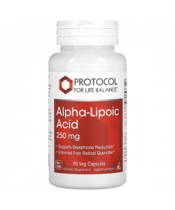 Альфа-липоевая кислота Protocol for Life Balance Alpha Lipoic Acid 250 mg 90 Veg Caps