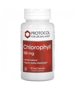 Комплекс для пищеварения Protocol for Life Balance Chlorophyll Extra Strength 100 mg 90 Veg Caps