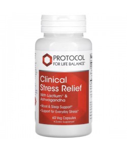 Комплекс для профилактики нервной системы Protocol for Life Balance Clinical Stress Relief 60 Veg Caps
