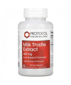 Расторопша Protocol for Life Balance Milk Thistle 300 mg 90 Veg Caps