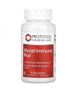 Натуральная добавка для иммунитета Protocol for Life Balance Mycel Immune Plus 90 Veg Caps