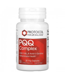 Антиоксидант PQQ Protocol for Life Balance PQQ Complex 30 Veg Caps