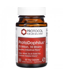 Пробиотик Protocol for Life Balance ProtoDophilus 25 Billion 50 Veg Caps
