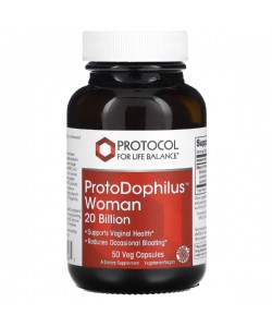 Пробиотик Protocol for Life Balance ProtoDophilus Woman 20 Billion 50 Veg Caps