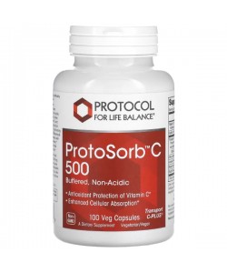 Витамин C Protocol for Life Balance Protosorb-C 500 mg 100 Veg Caps