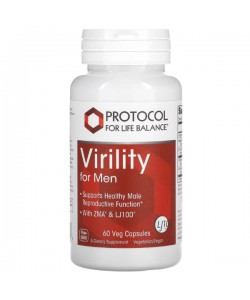 Комплекс для профилактики репродуктивной функии у мужчин Protocol for Life Balance Virility For Men 60 Veg Caps