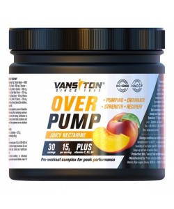 Комплекс до тренировки Vansiton Overpump 450 g /30 servings/ Juicy Nektarine