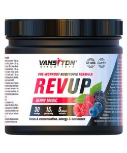 Комплекс до тренировки Vansiton Revup 450 g /30 servings/ Berry Magic