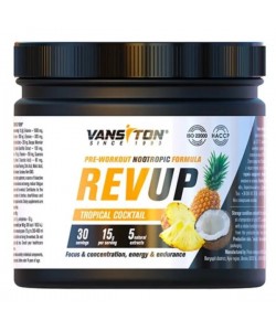 Комплекс до тренировки Vansiton Revup 450 g /30 servings/ Tropical Cocktail